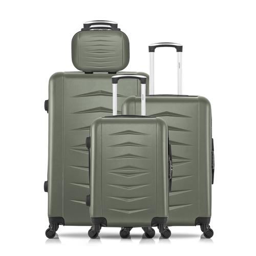 Lot de 4 - Valises grand format, weekend, cabine et vanity OVIEDO