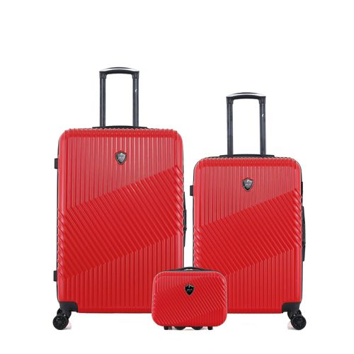 Lot de 3 - Valises grand format, weekend et vanity PETER