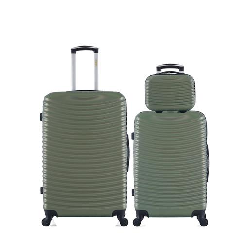 HERO - LOT DE 3 - VALISE GRAND FORMAT, VALISE WEEKEND ET VANITY ETNA