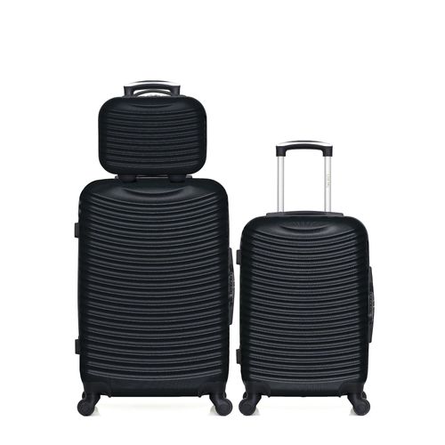 HERO - LOT DE 3 VALISES WEEKEND, CABINE ET VANITY ABS ETNA