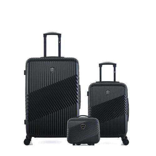 Lot de 3 - Valises grand format, cabine et vanity PETER