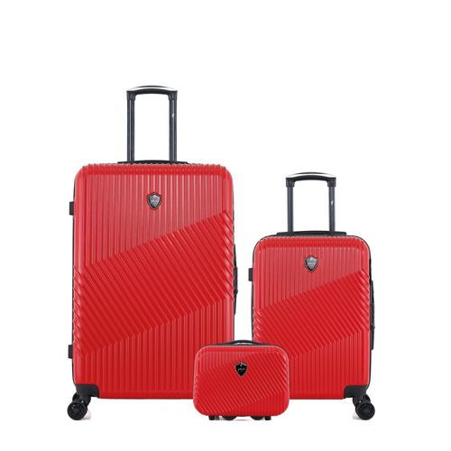 Lot de 3 - Valises grand format, cabine et vanity PETER