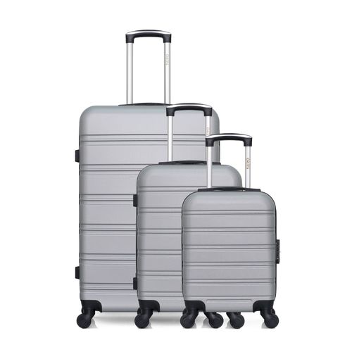 HERO - Lot de 3 - Valise grand format, valise cabine et valise cabine XXS RENOSO