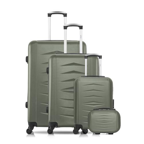 Lot de 4 - Valises grand format, weekend, cabine XXS et vanity OVIEDO