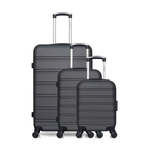 HERO - Lot de 3 - Valise grand format, valise cabine et valise cabine XXS RENOSO