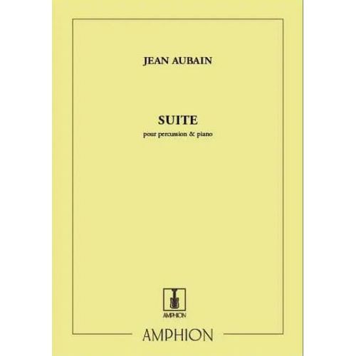 Suite Pour Percussion Et Piano (Jean Aubin)