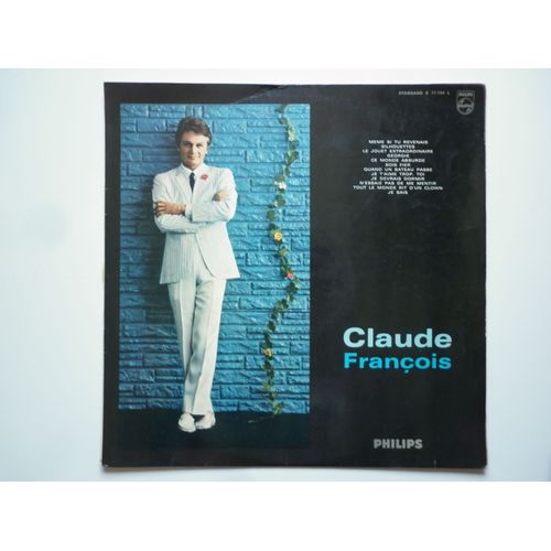 Claude François Album 33tours N° 4 Même Si Tu Revenais Disque Label Noir