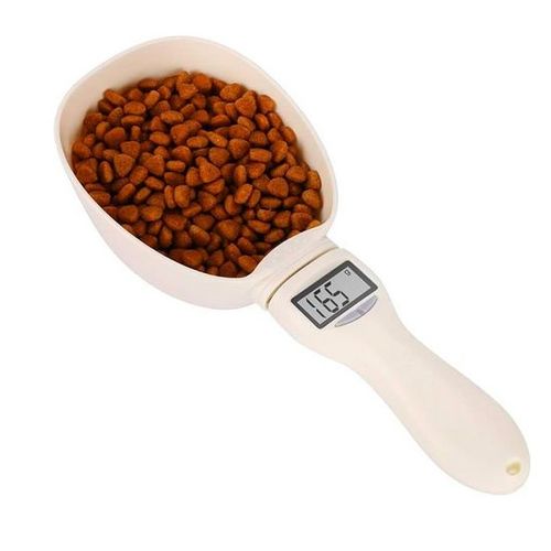 Électronique Cuillère Mesure Nourriture Animaux Pelle Eau Balance Cuisine Portable Amovible Affichage Led Alimentation Chien