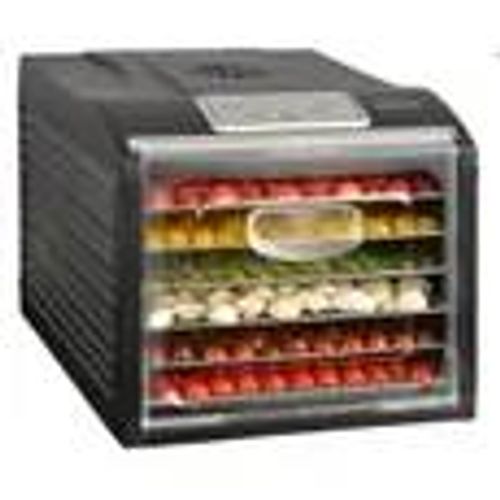 Déshydrateur fruits et légumes 6 plateaux 500W - Kitchen Chef SECCO 6.black