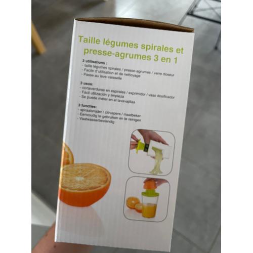 Taille légumes spirales et presse agrumes