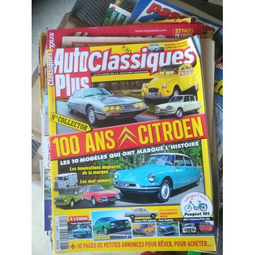 Auto Plus Classiques 41 De 2019 Mini Clubman,Fiat 126 Personnal 4,Simca 1100 Special,Renault 15 Tl,Ford Vedette,Peugeot 404 Sl Auto,Facel Vega Facellia,Renault 6,Peugeot 101 Mt