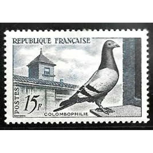 Colombophilie Année 1957 N° 1091 Yvert Et Tellier Luxe