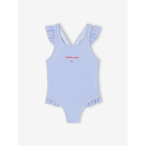 Maillot De Bain 1 Pièce Rayé Bébé Fille Rayé Bleu/Blanc
