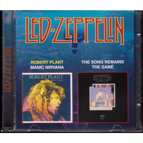 Led Zeppelin 2 Cd Robert Plant Manic Nirvana / The Song Remains The Same