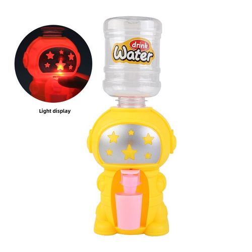 Machine À Boire Pour Enfants Mignon Lapin Jaune Mini Double Sortie Jouet De Cuisine Éducatif Pour Enfants Avec Coupe En Plastique Et Lumière