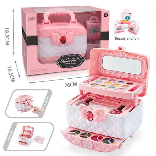 Ensemble De Maquillage Pour Filles Jouet De Maquillage À L'eau Style Princesse Cadeau D'anniversaire Pour Enfants Spécialement Conçu Pour Les Ongles Et La Bouche