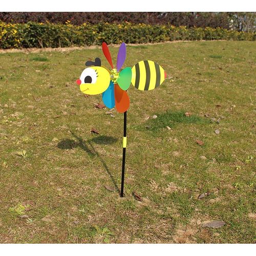 Éolienne 3d Pour Enfants Éolienne Animalée De Dessin Animé Jouet Pour Enfants En Gros Récompense Pour Maternelle Diy Couleur Éolienne Petite Abeille 3d