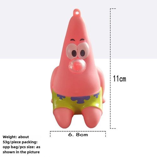Jouet De Soulagement De Stress Loopy Avec Dessin Animé De Chien De Mer Mignon Fermoir À Bulles En Étoile Pérolaide Pour Soulager L'pression