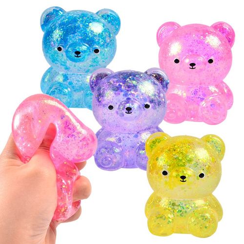 Balle De Pâte De Tournesol Polar Mini Ours À Squelette Sourire Pour Soulager Le Stress Adapté Pour Les Usines Et Le Détail Couleur Grandes Raides