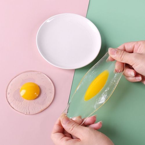 Poule En Caoutchouc Élastique Pour Adultes Jouet De Soulagement De Pression Transparent À Efflechissement Pour L'égouttoir De Stress