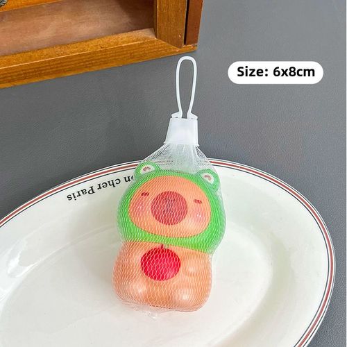 Jouet De Soulagement D'enfant Mignon Lapin Aquatique Kartibara Avec Rebond Lent Créatif Pour Dépressants Jouet De Ventilation En Forme De Tête De Grenouille