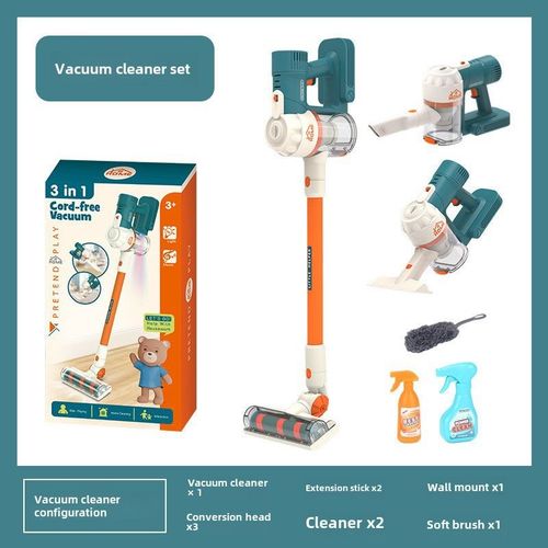 Aspirateur Pour Enfants Outil De Nettoyage Électrique Réaliste Jouet Pour Filles Avec Balais Pour Déménagement