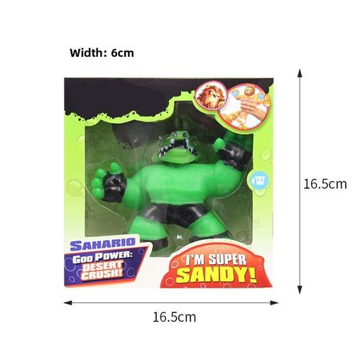 Poupée Super Élastique Animal Dessin Animé Style 797 Stretch Ball Jouet De Soulagement De Stress Couleur Crocodile