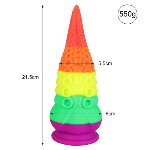 Bouchon D'anus En Silicone Liquide Pour Hommes Et Femmes Bouchon Doux De Forme Étrange Grande Taille Rainbow Pour Anus Artificiels
