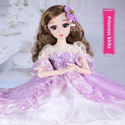 Poupée De Princesse Aurore D'60cm En Carton Pour Filles Cadeau De Nouvel An Avec Boîte Cadeau Et Vêtements Changeable Grande Taille