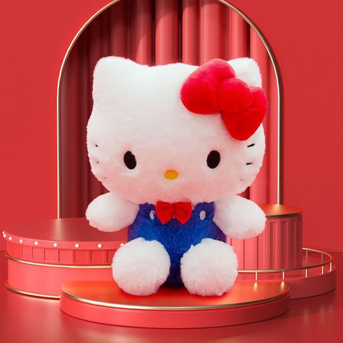 Jouet En Peluche Pour Enfants Hello Kitty De Sanrio Authentique Et Autorisé Poupée De Cadeau Kt À 50 Ans De Taille Environ 23cm
