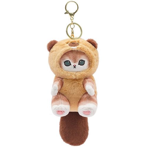 Pendentif Mofusand Cat Mignon En Peluche Avec Dessin De Chien De Mer Pendentif De Porte-Clés En Peluche De Renard Et Mèche Marron De Mochoir Jouet Pour Enfants