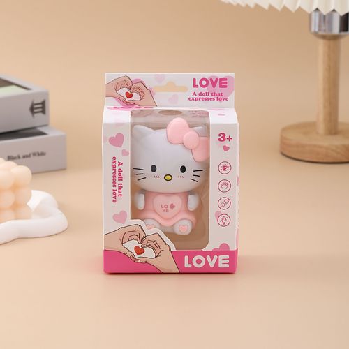 Jouet De Chien À Forme De Coeur Explosif Avec Lumière Cadeau Pour La Fête Des Amoureux Style Dessin Animé Adorable Et Décontracté