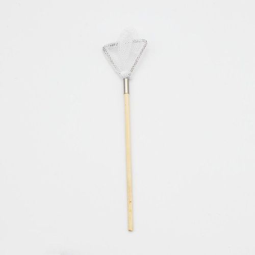 Filet D'appât Pour Poupée Dollhouse Miniature De La Vie Réalisation Décorative De Jouet Accessoire De Poupée Triangle-Blanc