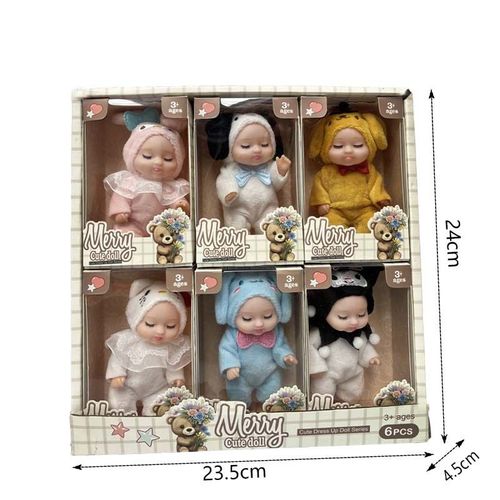 Poupée De Sommeil Transfrontière Pvc Mini Bjd Poupée De Personnage Humain Réaliste Pour Enfants Boîte De Princesse Couleur Hauteur Du Boîte