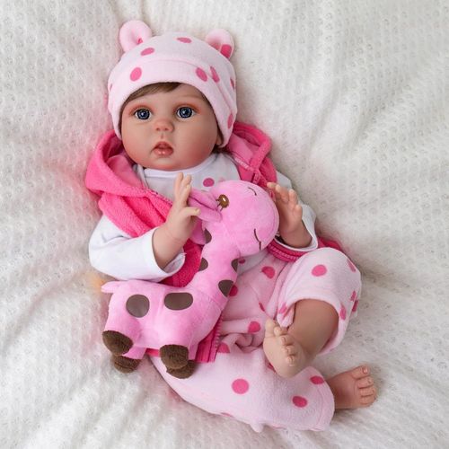 Poupée Reborn Mignonne De 55 Cm En Plastique Source De Marchandises Étrangères Amazon Ebay Couleur Comme Sur La Photo Hauteur Identique