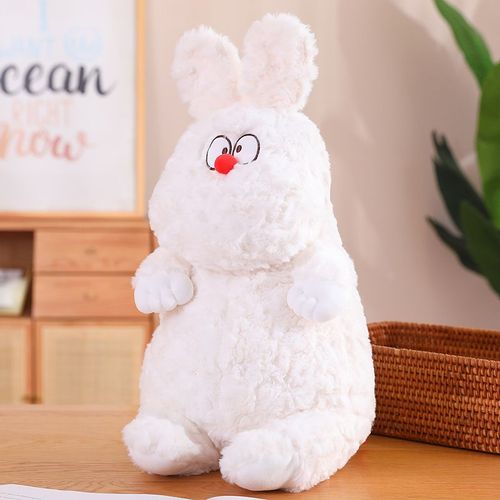 Jouet En Peluche Mignon Lapin Blanc Paquet De 40cm Pour Anniversaire Avec Ours Chien Renard Dinosaure Cochon Mocho De Peluche Doux Et Moelleux