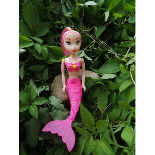 Poupée Sirène Cadeau Pour Filles Jouet Pour Enfants Princesse Fée Petit Fille Jouet De Poupée Rose 16 Centimètres Hauteur Mixte De Couleurs