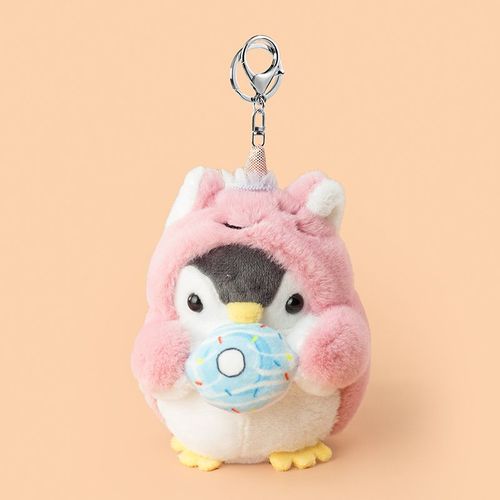 Pendentif En Peluche De Pingouin Koi Avec Porte-Clés Motif Énergétique Coréen Jouet De Transformation Pour Sac À Main Dessin Animé De Licorne
