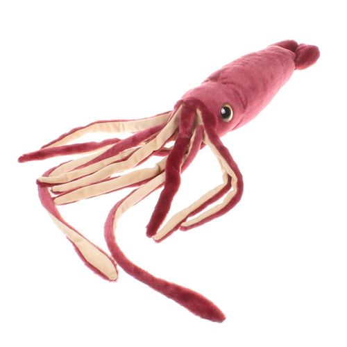 Jouet En Peluche De Pieuvre Rouge 75cm De Hauteur Squid Plush Animal En Peluche Doux Et Moelleux Pour Enfants Couleur Rouge