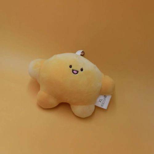 Pendentif En Peluche De Couple Mignon De Style Coréen En Forme De Pieuvre Pour Clés Et Sac À Dos Détail Couleur Kaki En Gros