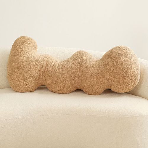 Coussin De Lapin Simple Ins Pour Décoration Intérieure De Canapé En Forme De Fleur Couleur Thé Au Lait Hauteur 96*50cm Poids 1.3kg Vente En Gros