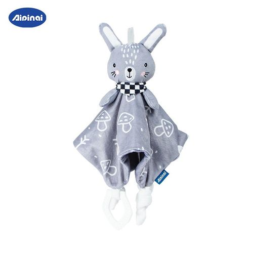 Serviette De Calme Pour Bébé En Peluche Nouveau Modèle Nordique Avec Design De Renard Jouet De Peluche Pour Bébé Taille 25*25cm Couleur Lamane