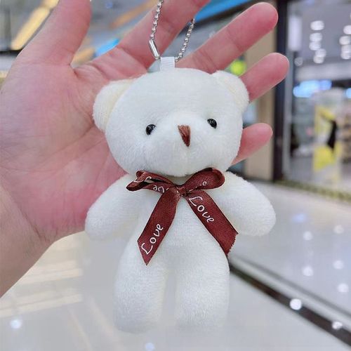 Ours En Peluche Teddy Straddling La Frontière Jouet En Peluche Pour Enfants Poupée De Petit Ours En Peluche À Couleur Blonde Et De Taille 12 Centimètres