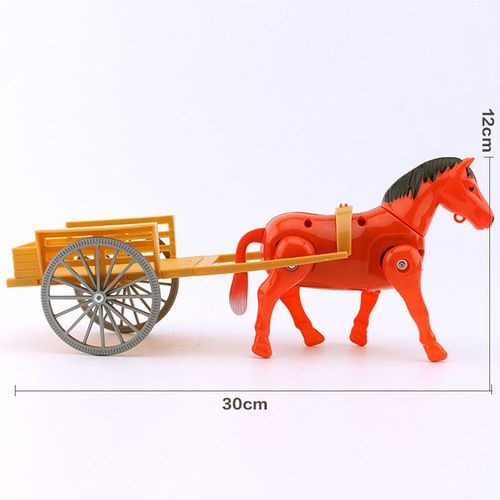 Cheval Électrique 2538c Directement Du Fabricant À Prix Taille Modèle De Cheval En Plastique Imitation Électrique Couleur 2538c-8 (Rouge)
