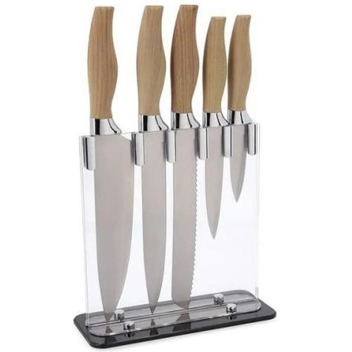 Ensemble De Couteaux De Cuisine Et Support Quid Baobab (5 Pcs)