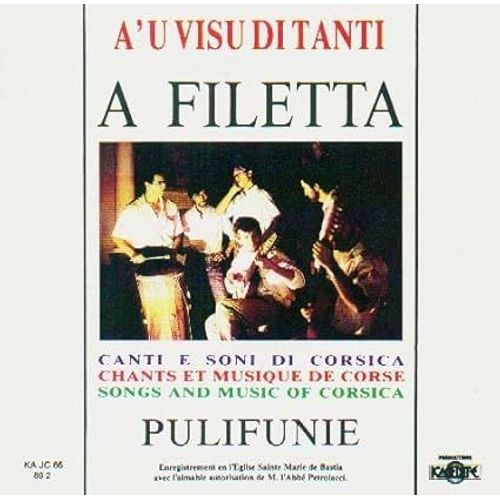 A Filetta - A'u Visu Di Tanti, Canti E Soni De Corsica - (Cd Album)