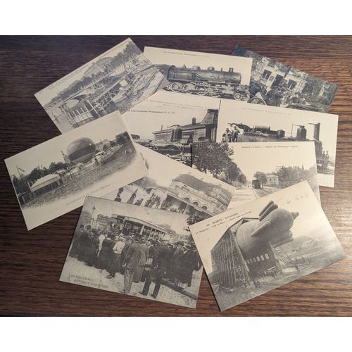 Lot De 10 Cartes Postales "Edito" Paris-Ile De France : Transports Et Communications - Réédition De Cartes Postales Anciennes