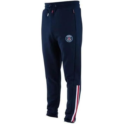 8 Ans - Pantalon Molleton - Paris Saint Germain - Enfant - 70% Coton - Bleu - Produit Officiel