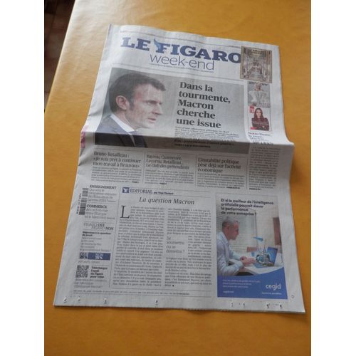 Le Figaro 24972 : Dans La Tourmente, Macron Cherche Une Issue