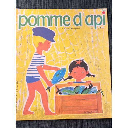 Revue Pomme D’Api Août 1968. Collector
